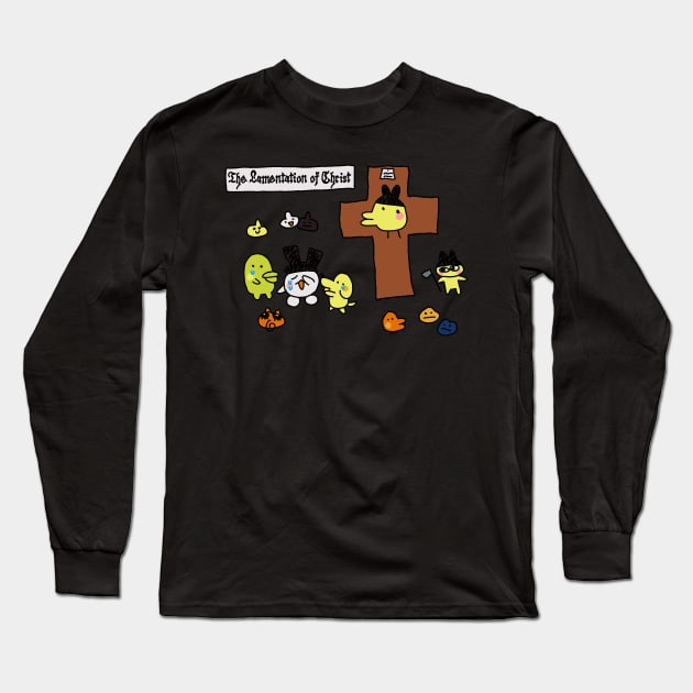 The Lamentation of Christ Long Sleeve T-Shirt by 13mo